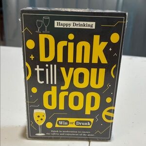 Drink Till You Drop Card Game